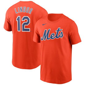 フランシスコ・リンドール フランシスコ・リンドーア Tシャツ tシャツ メンズ 半袖 メッツ ナイキ Nike オレンジ MLB 21ns 21nrs
