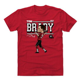 トム・ブレイディ バッカニアーズ NFL Tシャツ Cartoon T-Shirt 500Level レッド SB55