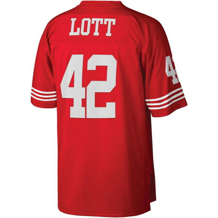 楽天市場】NFL ユニフォーム/ジャージ ロニー・ロット 49ers レガシー ミッチェル&ネス/Mitchell Ness スカーレット : MLB.NBAグッズショップ SELECTION