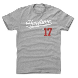 大谷翔平 Tシャツ MLB エンゼルス Showtime Players Weekend Script R T-shirts 500Level ヘザーグレー