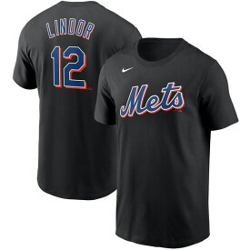 メッツ Tシャツ フランシスコ・リンドーア MLB ネーム&ナンバー T-Shirt ナイキ/Nike ブラック