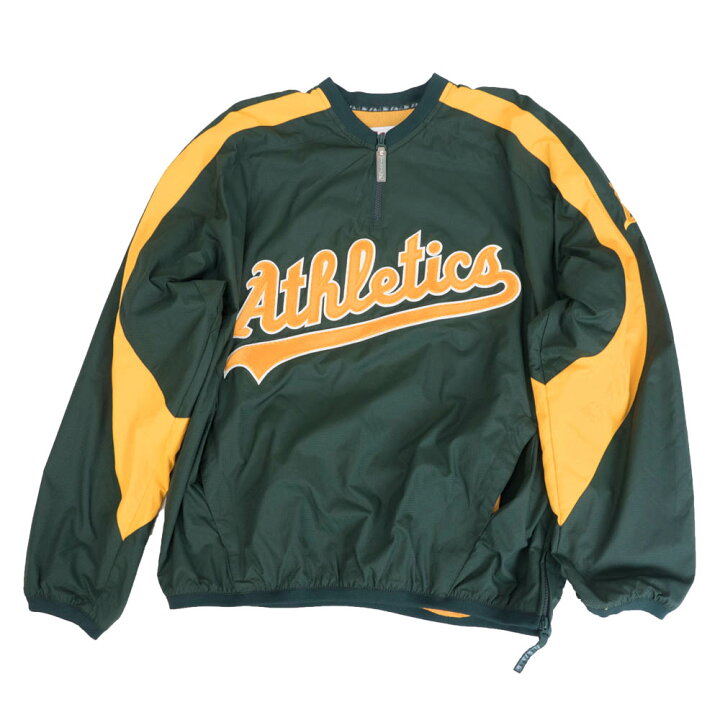 楽天市場】MLB アスレチックス ジャケット クォータージップ プル 