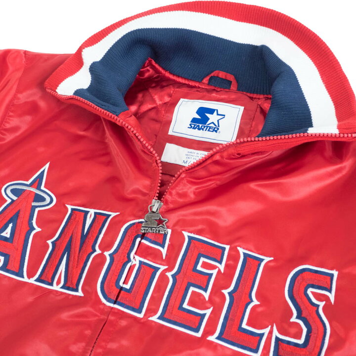 楽天市場】MLB エンゼルス ジャケット Quilt Lined サテン スタジャン 
