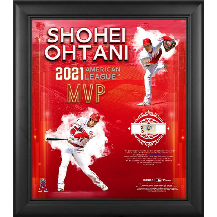 楽天市場】MLB 大谷翔平 エンゼルス Fanatics Authentic 2021 AL MVP 