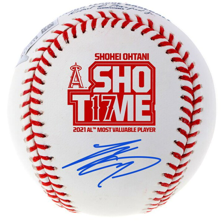 楽天市場】MLB 大谷翔平 エンゼルス サインボール 2021 AL MVP受賞記念 