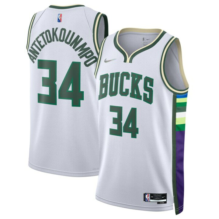 楽天市場 Nba ヤニス アデトクンボ ミルウォーキー バックス ユニフォーム 21 22 シティエディション スウィングマン ジャージ ナイキ Nike Mlb Nbaグッズショップ Selection