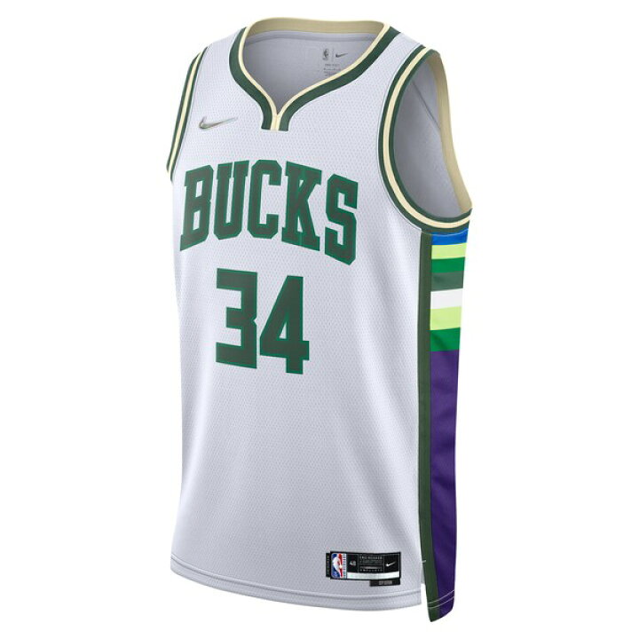 NBA ヤニス・アデトクンボ ミルウォーキー・バックス ユニフォーム 2021 22 シティエディション スウィングマン ジャージ ナイキ Nike MLB NBAグッズショップ SELECTION