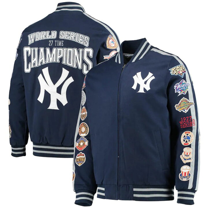 楽天市場】MLB ヤンキース スタジャン ワールドチャンピオン バー  