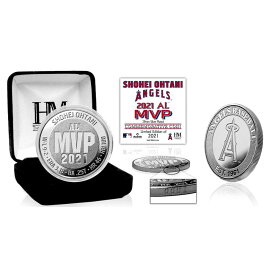MLB 大谷翔平 エンゼルス 記念コイン 2021 ア・リーグ MVP シルバーコイン 2021個限定 Highland Mint
