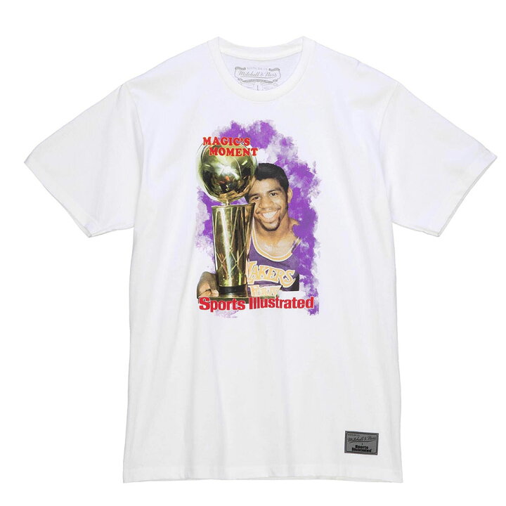楽天市場 Nba マジック ジョンソン レイカーズ Tシャツ レジェンドプレイヤーイラスト ミッチェル ネス Mitchell Ness ホワイト23mn特集 Mlb Nbaグッズショップ Selection