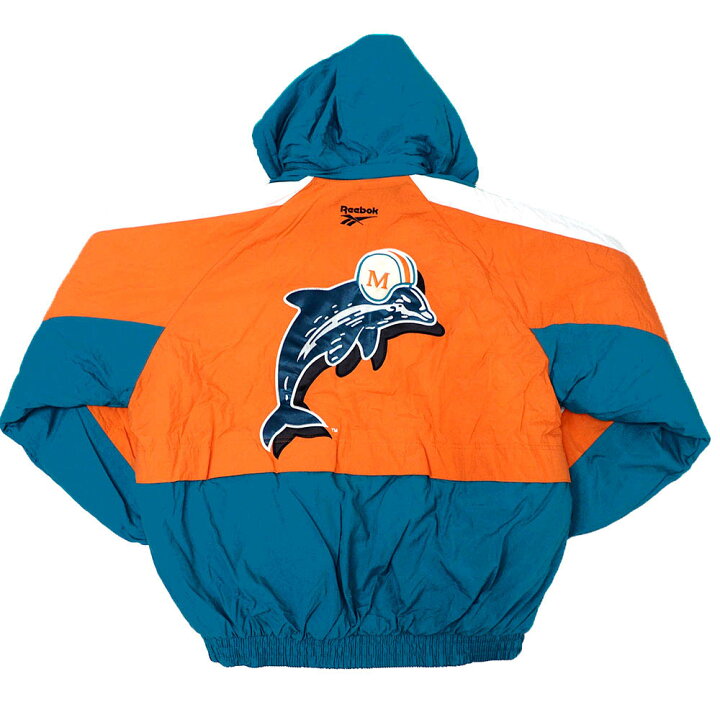 楽天市場】NFL ドルフィンズ ジャケット ビンテージ 90年代 フード 