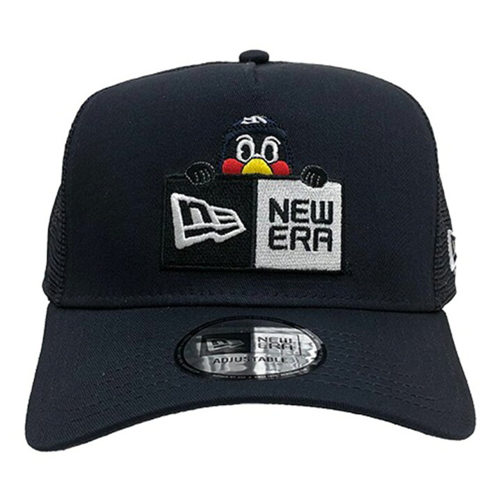 楽天市場 つば九郎 東京ヤクルトスワローズ グッズ キャップ エーフレーム ボックスロゴ 帽子 ニューエラ New Era ブラック Mlb Nbaグッズショップ Selection