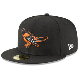 MLB オリオールズ 帽子 クーパーズタウン Cooperstown Collection Logo 59FIFTY Fitted ニューエラ/New Era ブラック