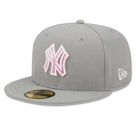 MLB ヤンキース キャップ 母の日 2022 Mother's Day On-Field 59FIFTY Fitted Hat ニューエラ/New Era グレー