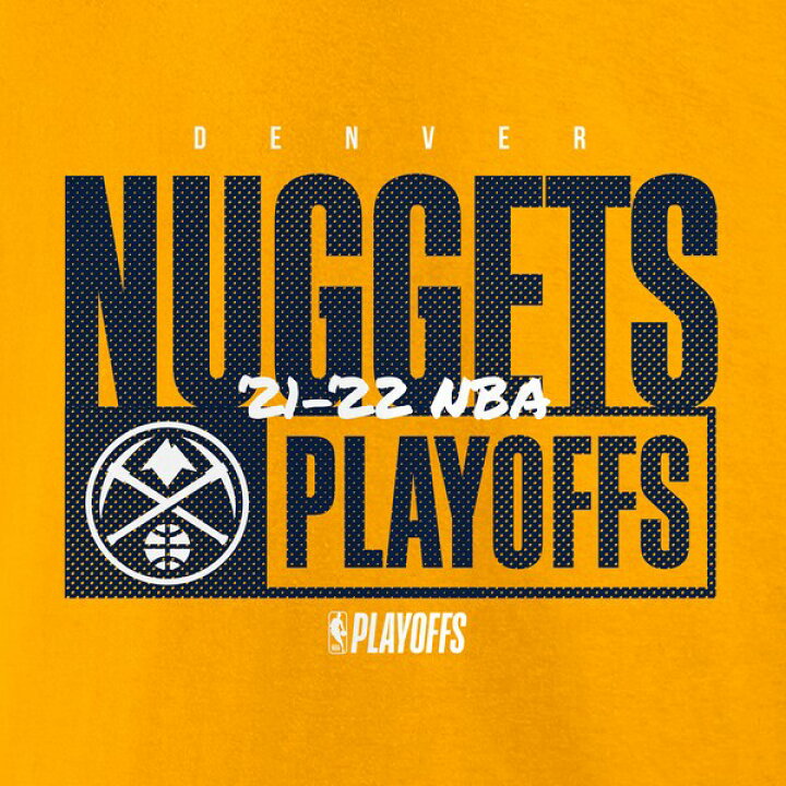 楽天市場】NBA ナゲッツ Tシャツ 2022 NBA プレーオフ Playoffs D T-Shirt Fanatics Branded ゴールド : MLB.NBAグッズショップ SELECTION