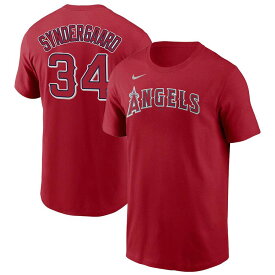 MLB ノア・シンダーガード エンゼルス Tシャツ ネーム＆ナンバー ナイキ/Nike レッド