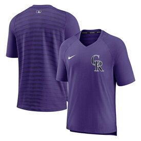 MLB ロッキーズ Tシャツ 2022 選手着用 オーセンティックコレクション Top Pre-Game Tee ナイキ/Nike Court Purple