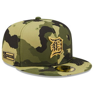 MLB �^�C�K�[�X �L���b�v 2022 �A�[���h�t�H�[�X�f�[ Armed Forces Day On-Field 59FIFTY Fitted �j���[�G��/New Era �J��