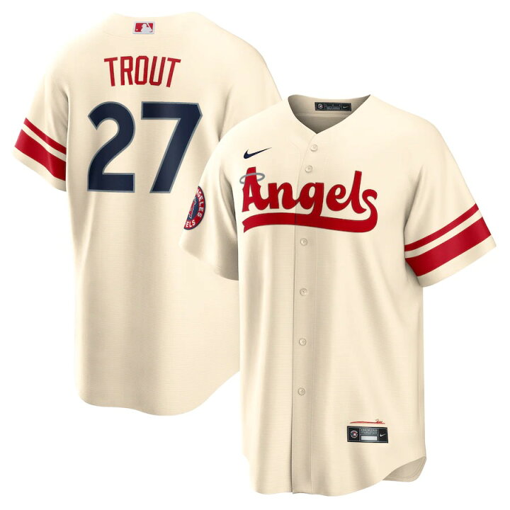 楽天市場】MLB マイク・トラウト エンゼルス ユニフォーム 2022 