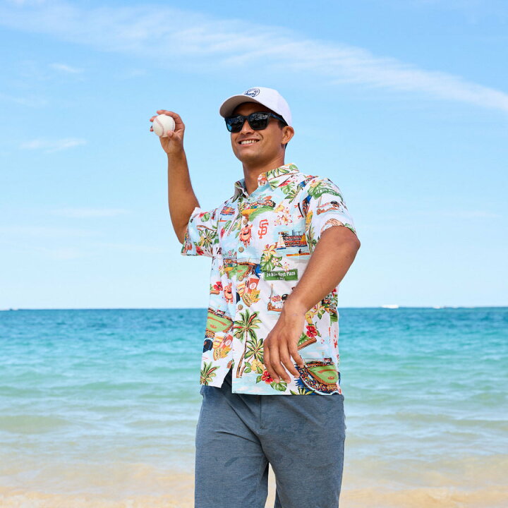 楽天市場】MLB サンフランシスコ・ジャイアンツ アロハシャツ 