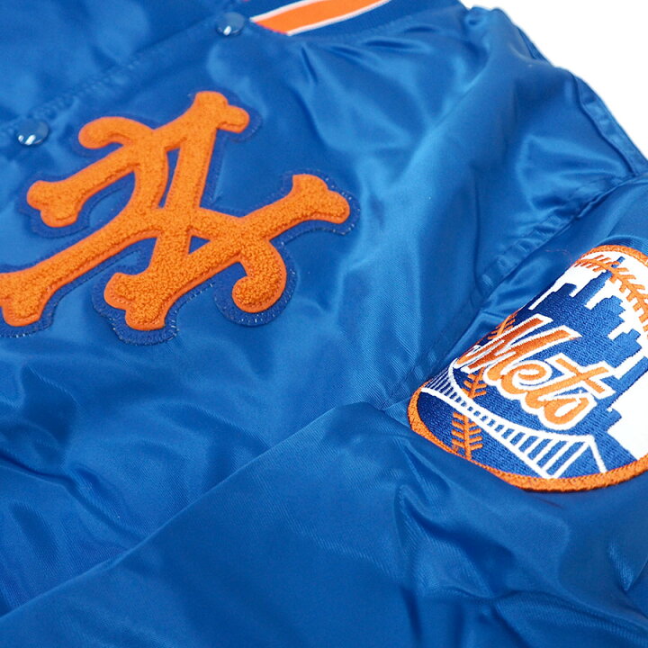 楽天市場】MLB メッツ ジャケット サテン ダイアモンドコレクション 