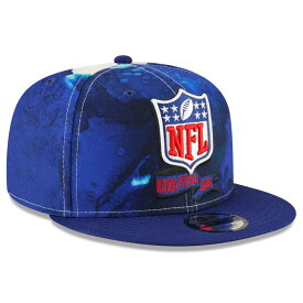 NFL キャップ NFLロゴ 2022 サイドライン 9FIFTY Ink Dye Snapback Cap ニューエラ/New Era ロイヤル