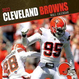 NFL �u���E���Y �J�����_�[ 2023�N 12x12 �`�[�� �Ǌ|�� Calendar Turner