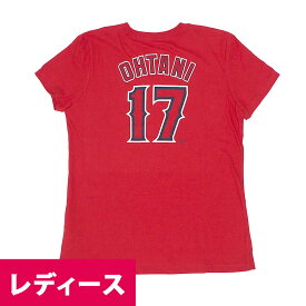 MLB 大谷翔平 エンゼルス Tシャツ Womens Name & Number T-Shirt ナイキ/Nike レッド