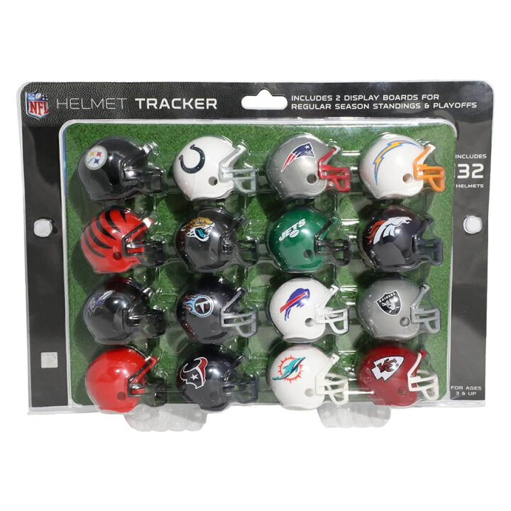 楽天市場】NFL ヘルメット 2020 32 Piece Helmet Tracker Set Riddell 