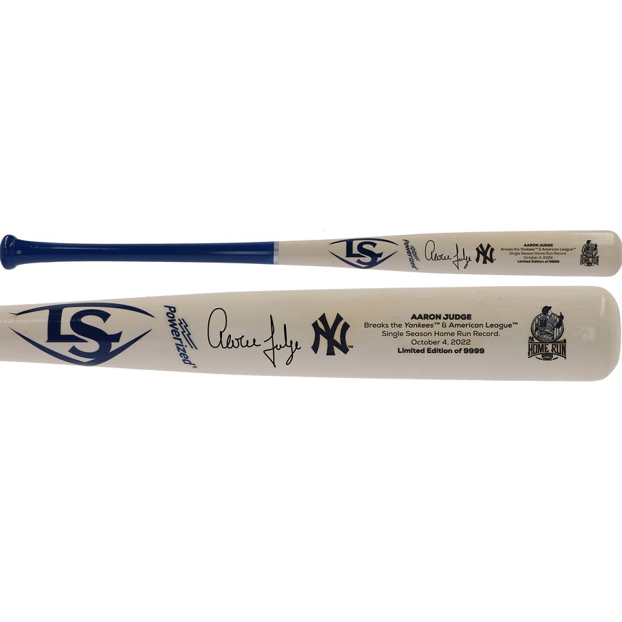 MLB アーロン・ジャッジ ヤンキース 直筆サイン バット Authentic Autographed HR 記録 ロゴ Bat Louisville  Slugge | MLB.NBAグッズショップ　SELECTION