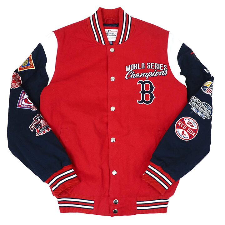 楽天市場】MLB レッドソックス スタジャン ワールドシリーズ  