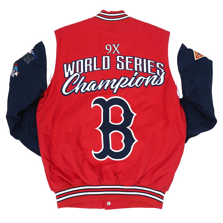 楽天市場】MLB レッドソックス スタジャン ワールドシリーズ  