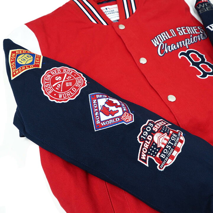 楽天市場】MLB レッドソックス スタジャン ワールドシリーズ  