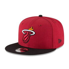 NBA マイアミ・ヒート キャップ 2-Tone 9FIFTY Cap ニューエラ/New Era レッド ブラック