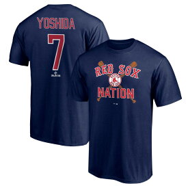 MLB 吉田正尚 レッドソックス Tシャツ ホームタウン Legend ネーム＆ナンバー T-Shirt Fanatics ネイビー 23wbsf