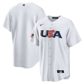 WBC アメリカ代表 ユニフォーム 2023 World Baseball Classic レプリカジャージ Team USA ナイキ/Nike ホワイト
