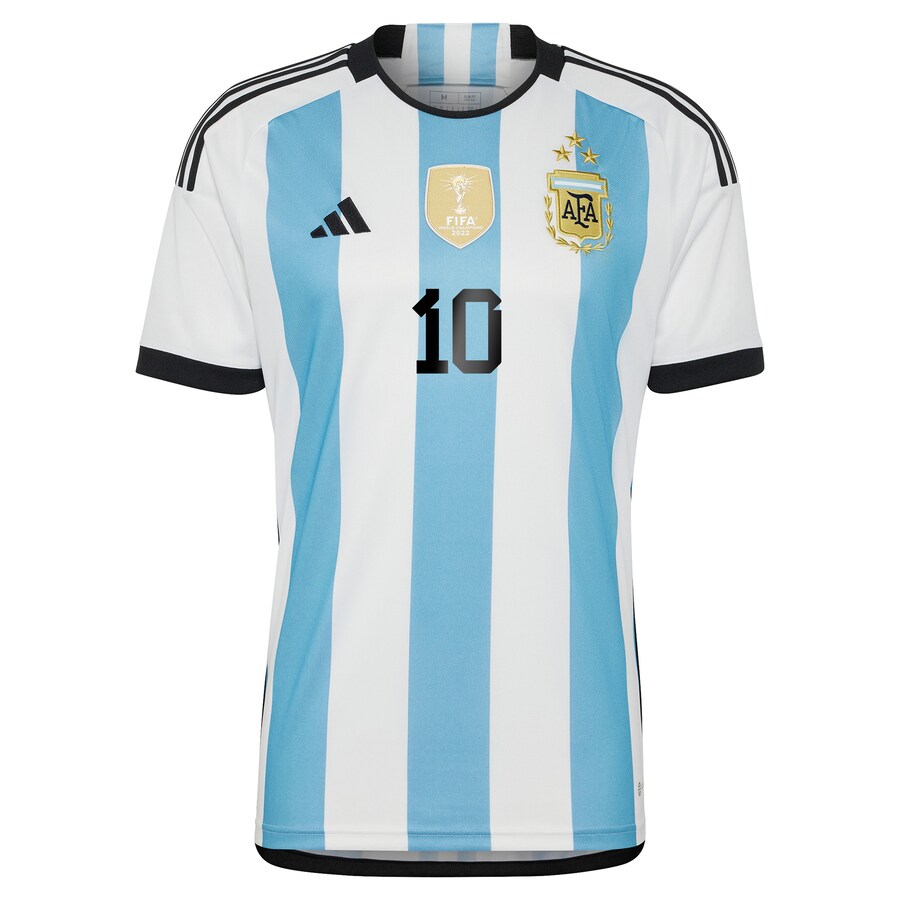 Soccer リオネル・メッシ アルゼンチン代表 ユニフォーム サッカー ワールドカップ2022 優勝 レプリカジャージ アディダス Adidas