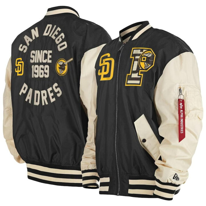 楽天市場】MLB パドレス ジャケット リバーシブル New Era x Alpha 