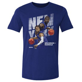 NBA ジャレン・ブランソン ジュリアス・ランドル ニックス Tシャツ New York Duo WHT 500Level ロイヤルブルー