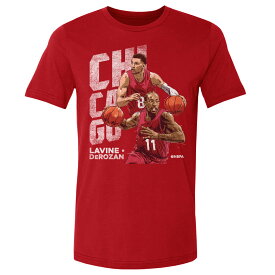 NBA デマー・デローザン ザック・ラビーン シカゴ・ブルズ Tシャツ Chicago Duo WHT 500Level レッド