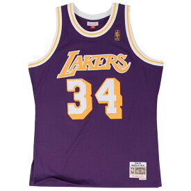 NBA シャキール・オニール レイカーズ ユニフォーム スウィングマン Jersey ミッチェル＆ネス/Mitchell & Ness パープル (1996-97)