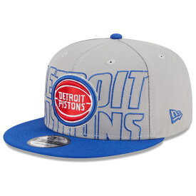 NBA ピストンズ キャップ NBAドラフト 2023 Draft 2トーン 9FIFTY Snapback Hat ニューエラ/New Era グレー ブルー