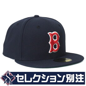 MLB レッドソックス キャップ 【セレクション別注】クーパーズタウンコレクション 59FIFTY 1946-53 Logo ニューエラ/New Era ネイビー