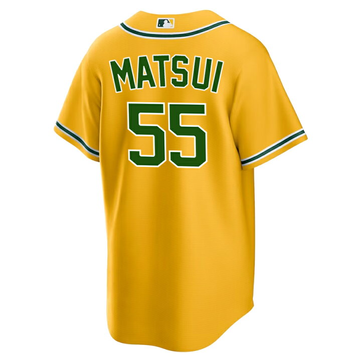 楽天市場】MLB 松井 秀喜 アスレチックス ユニフォーム Player Replica 