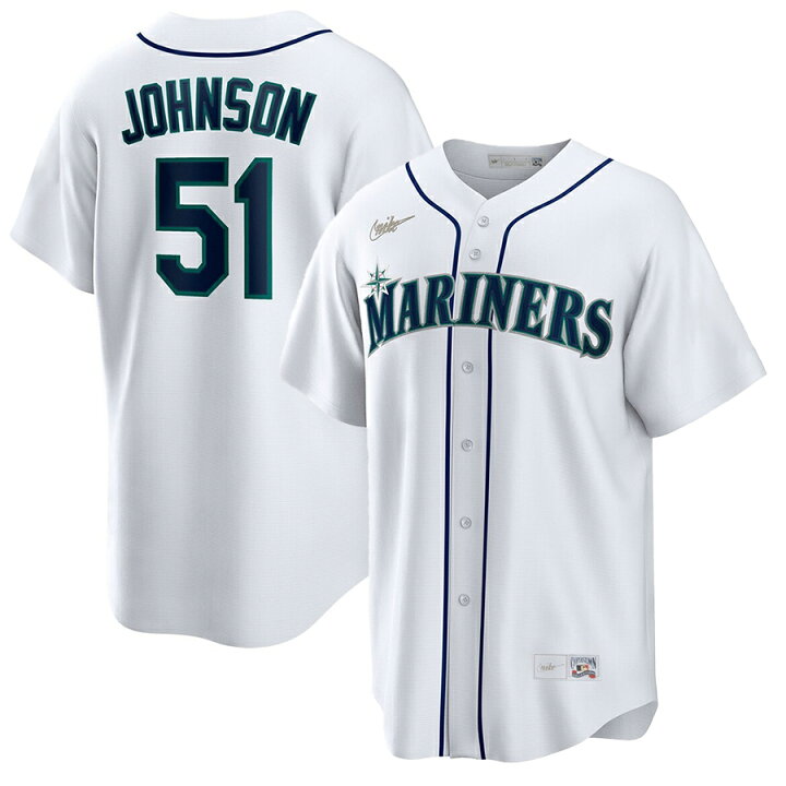 楽天市場】MLB ランディ・ジョンソン マリナーズ ユニフォーム 