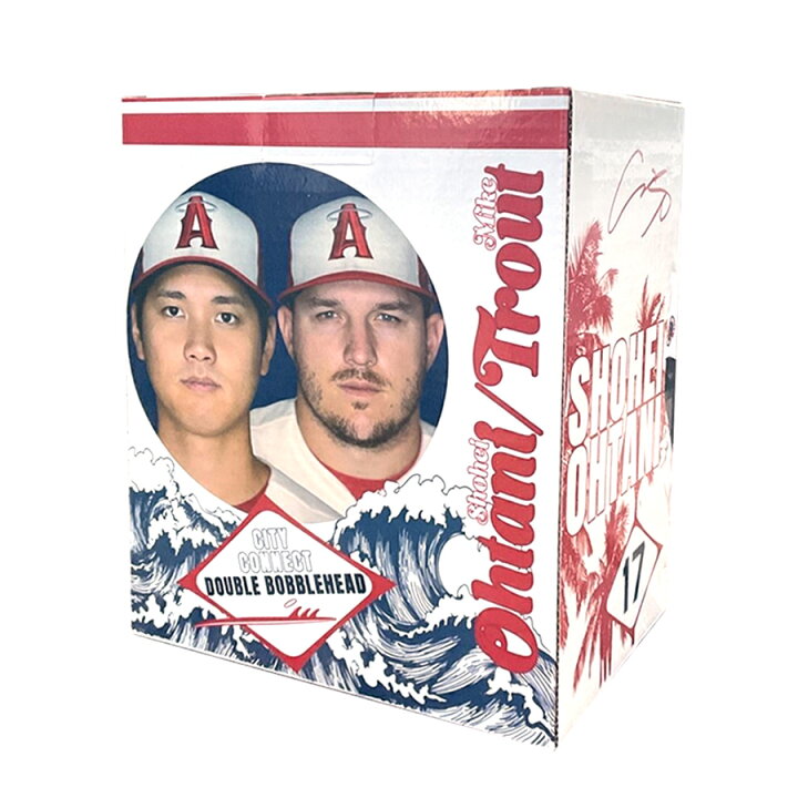 楽天市場】MLB 大谷翔平 ＆マイク・トラウト エンゼルス ボブルヘッド  