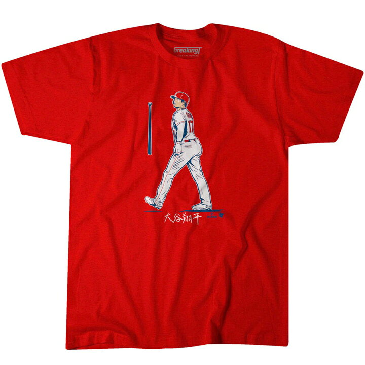 楽天市場】【海外限定版】MLB 大谷翔平 エンゼルス Tシャツ バット  