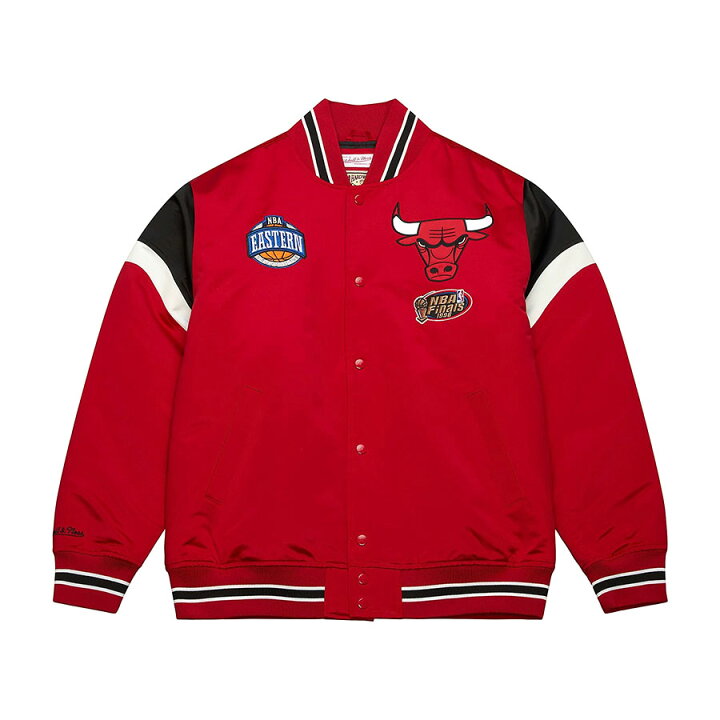 楽天市場】NBA シカゴ・ブルズ ジャケット Heavyweight Satin Jacket  