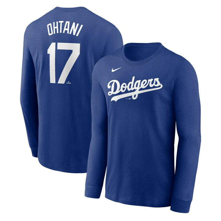 楽天市場】MLB 大谷翔平 ドジャース Tシャツ ネーム&ナンバー Long 