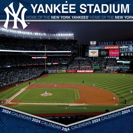 MLB ヤンキース カレンダー 2024 Yankee Stadium 壁掛け Wall Calendar Turner